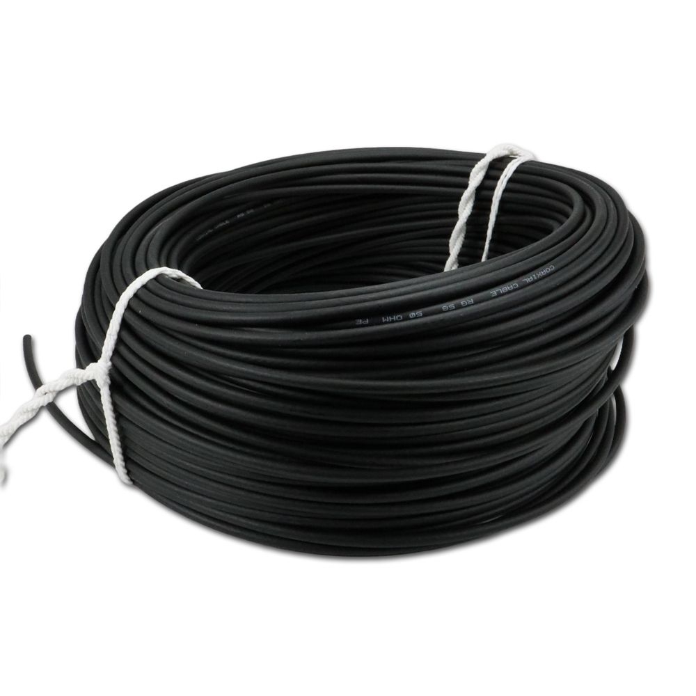 Telegartner: Single Braid Cable 50 Ohm RG-58 PE