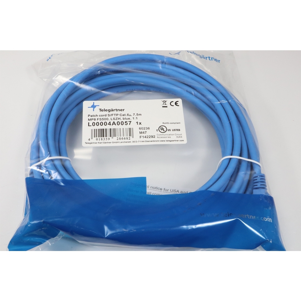 Telegärtner: MP8 FS 500 LSZH-7.5m, blau