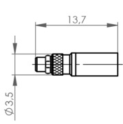 Telegärtner: MMCX-Kabelstecker Crimp G08