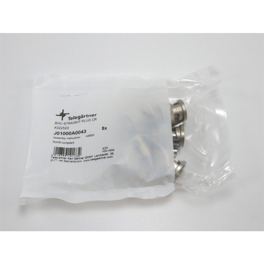 Telegärtner: BNC-Kabelstecker Crimp G08