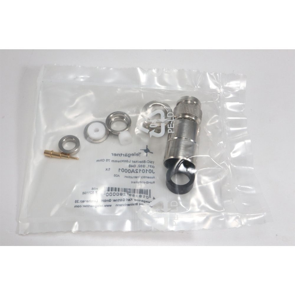 Telegartner: TNC Conector macho recto G31/G32/G48