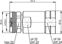 Telegärtner: 4.3-10 Kabelstecker G23