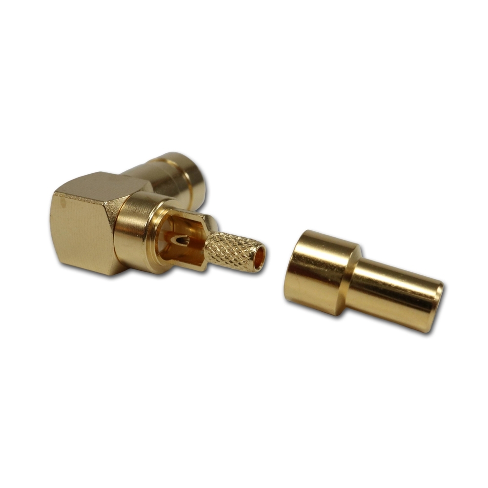 Telegärtner: SMB-Kabelwinkelbuchse Crimp G07