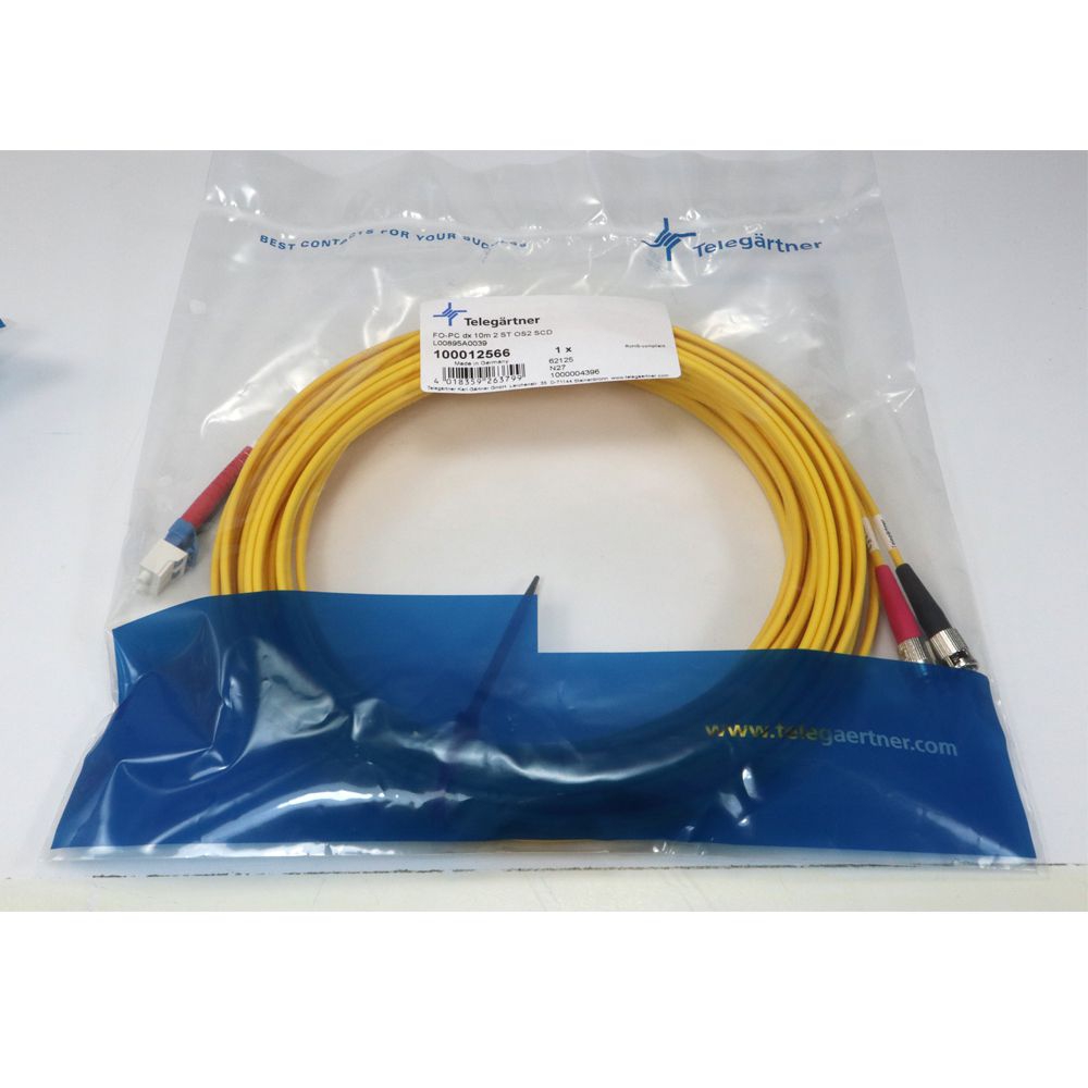 Telegartner: FO Cable adaptador dúplex