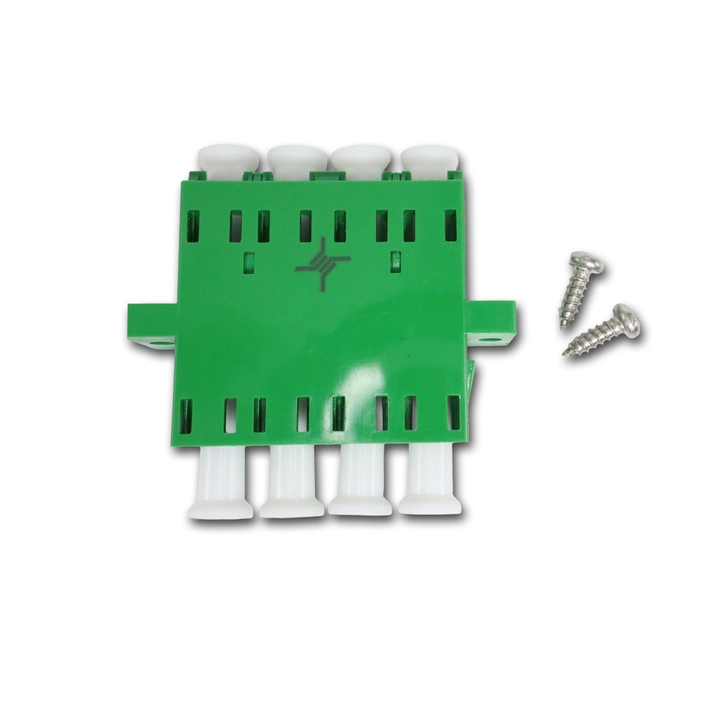 Telegärtner: LC/APC Quad Kupplung- grün