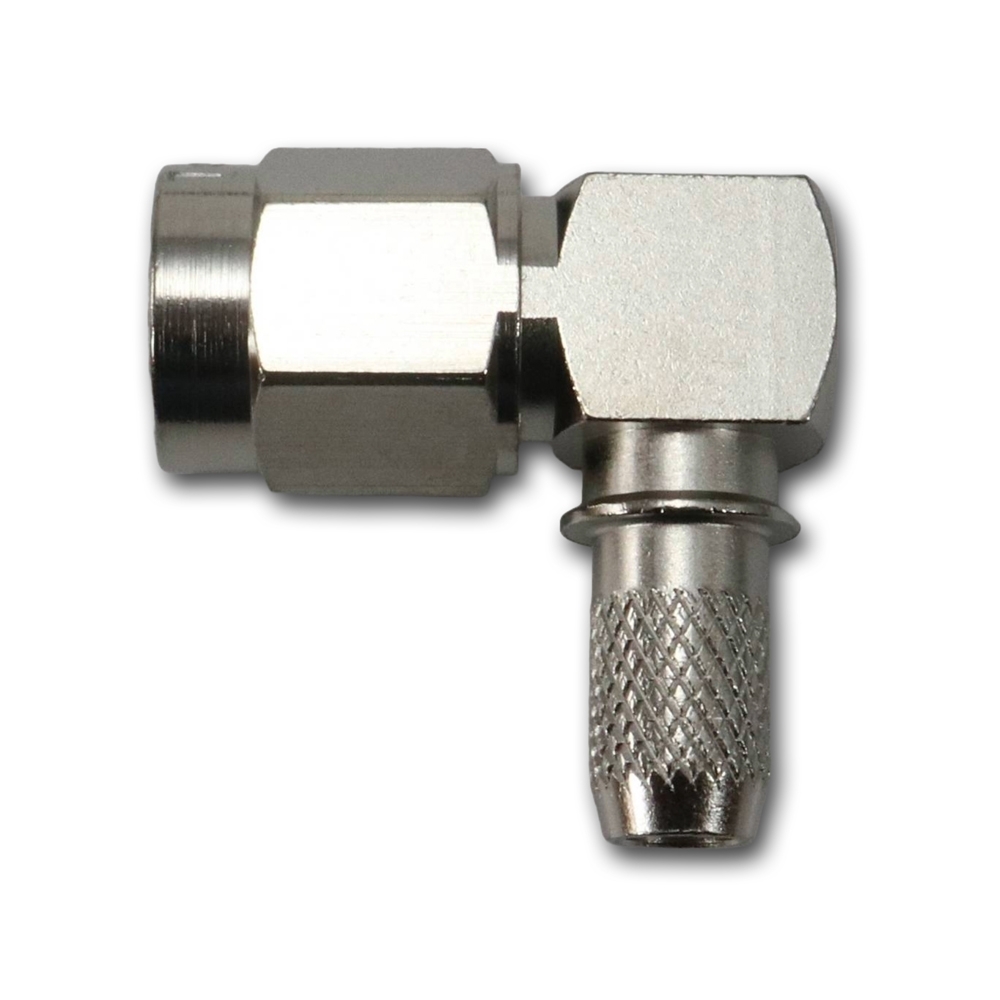 Telegärtner: SMA-Kabelwinkelstecker Crimp G01