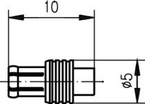 Telegartner: MCX-Straight Plug G11