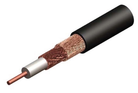 Telegartner: Cable de doble trenza 50 Ω RG-214