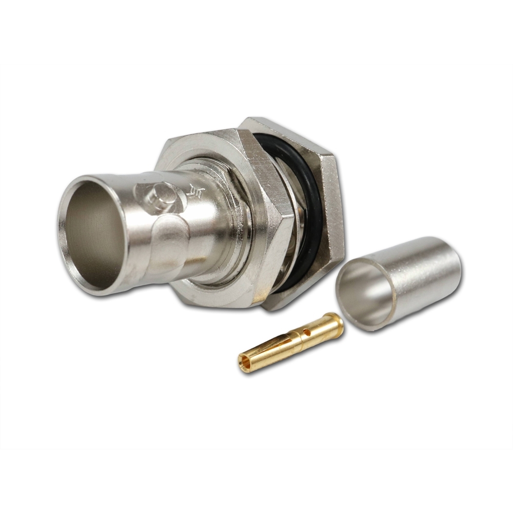 Telegärtner: BNC-Kabeleinbaubuchse Crimp G02