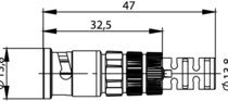 Telegärtner: BNC EasyGrip Kabelstecker Crimp G39