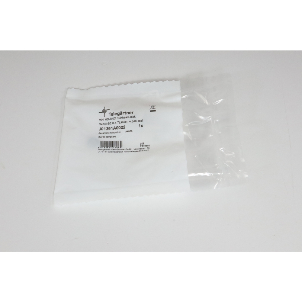 Telegärtner: Mini HD-BNC Kabeleinbaubuchse Crimp