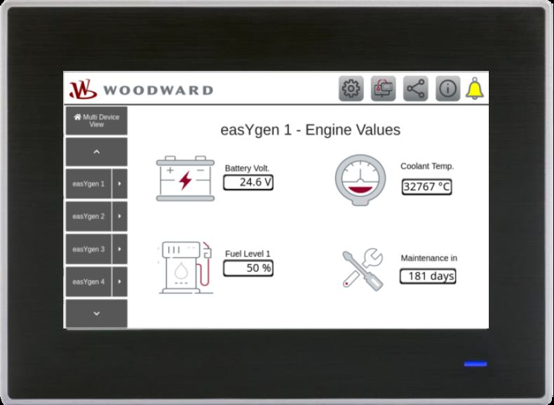 Woodward: easYview-15-150