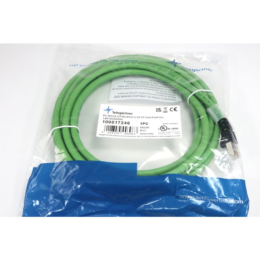 Telegartner: Cable adaptador STX M12x1/RJ45