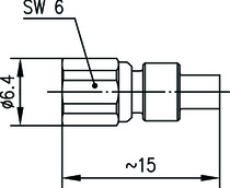 Telegärtner: SMC-Kabelbuchse G11