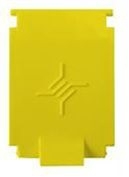 Telegartner: Dust protection flap yellow