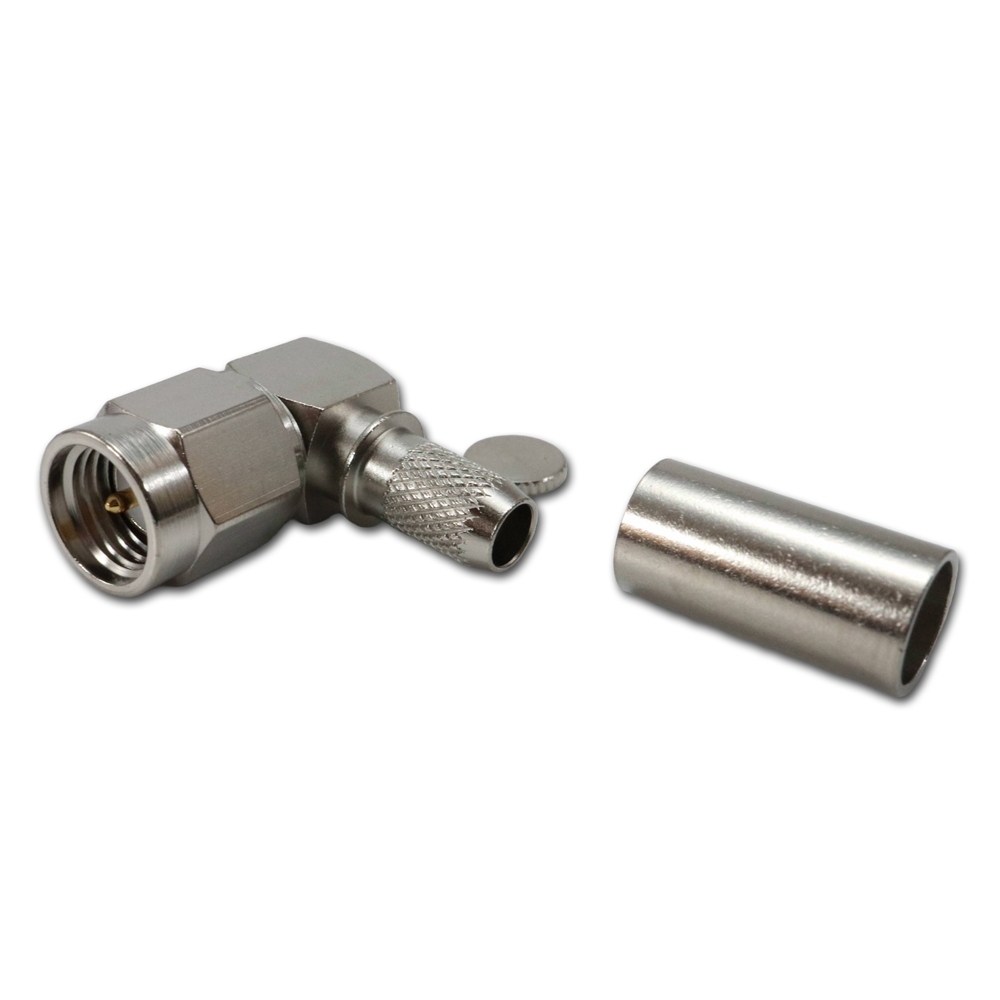 Telegärtner: SMA-Kabelwinkelstecker Crimp G01