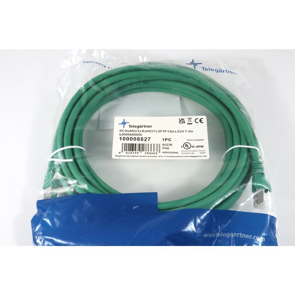Telegärtner: MP8 FS 500 LSZH-7.5m, grün