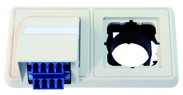 Telegärtner: LWL Anschlussdose OAD 2xLC Quad
