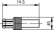 Telegärtner: MCX-Kabelstecker Crimp G08
