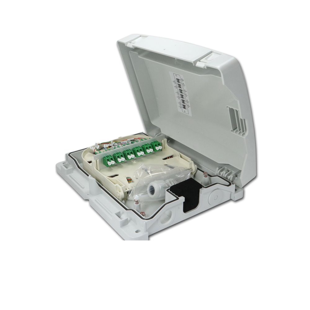 Telegartner: ODB 54 FO Wall Box, equipped