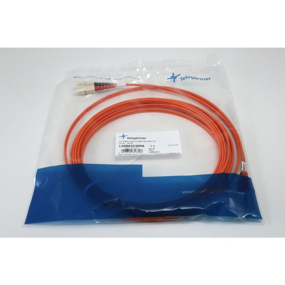 Telegartner: Patch cord Duplex FO