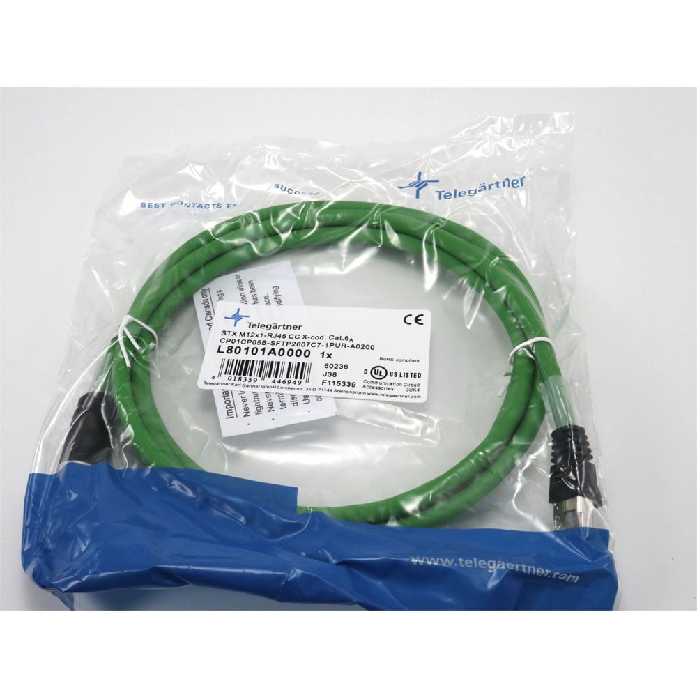 Telegartner: Cable adaptador STX M12x1/RJ45