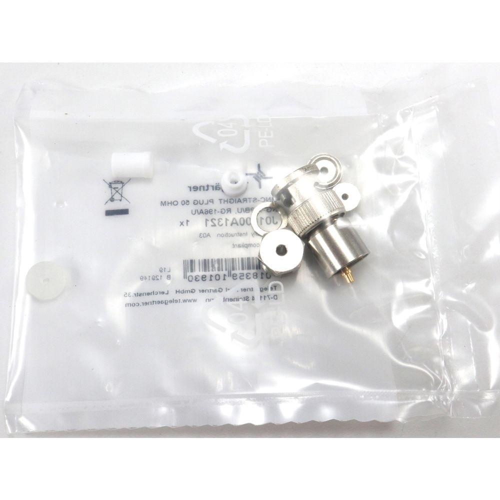 Telegartner: BNC Conector macho recto G03