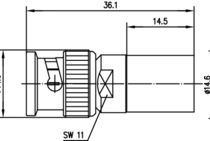 Telegärtner: BNC-Kabelstecker HDTV Crimp G48