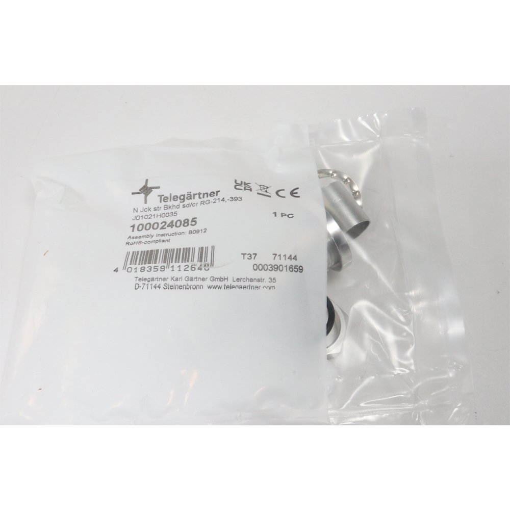 Telegärtner: N-Kabeleinbaubuchse Crimp