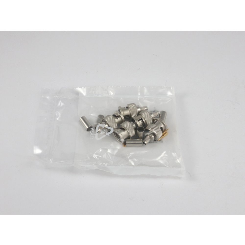 Telegartner: BNC Conector macho recto de crimpar