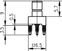 Telegartner: SMB-Conector para circuitos impresos