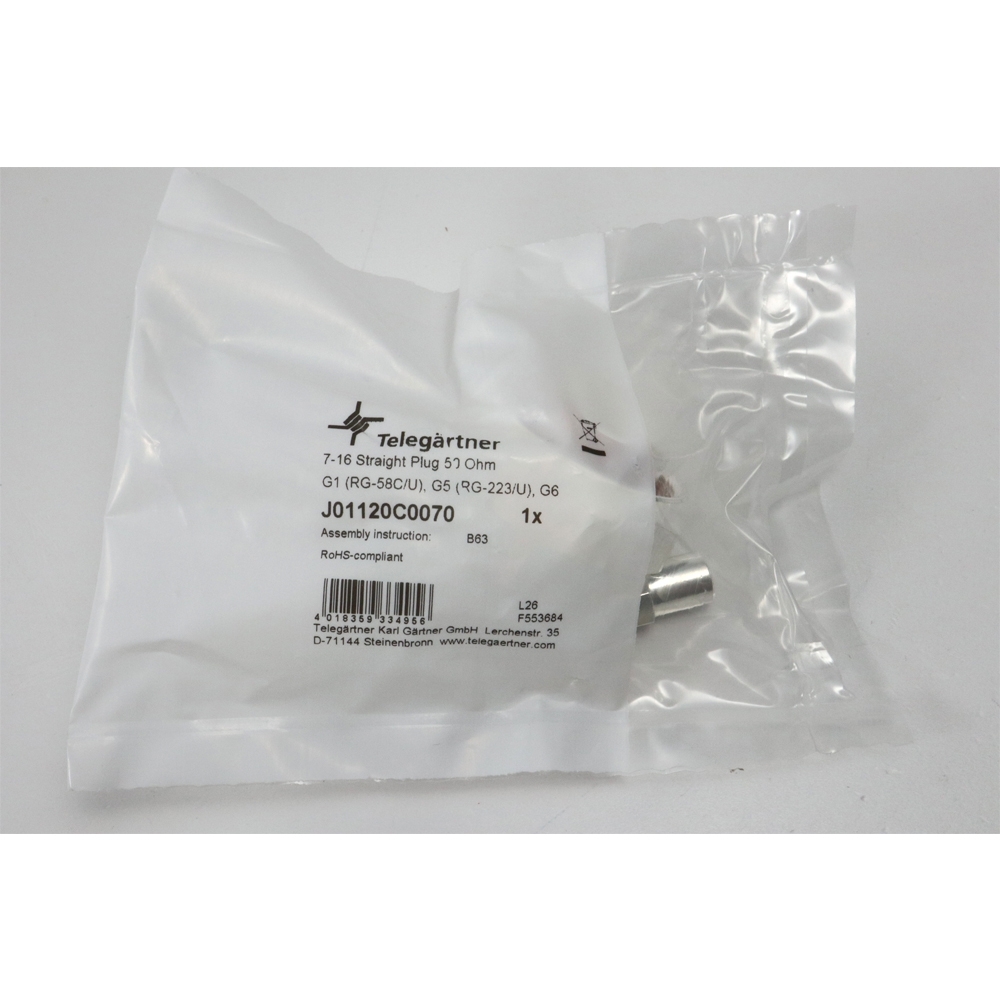 Telegärtner: 7-16 Kabelstecker G01/G05/G06