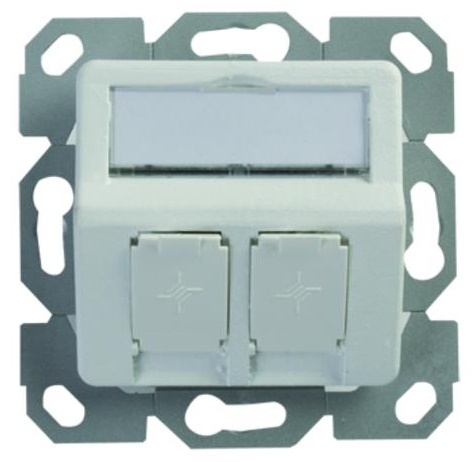 Telegartner: Faceplate 50x50 design, projected