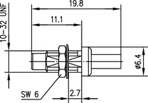 Telegartner: SMC-Enchufe empotrable de cable G03