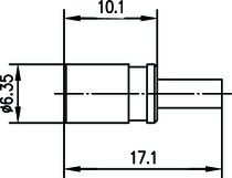 Telegärtner: SMB-Kabelbuchse Crimp