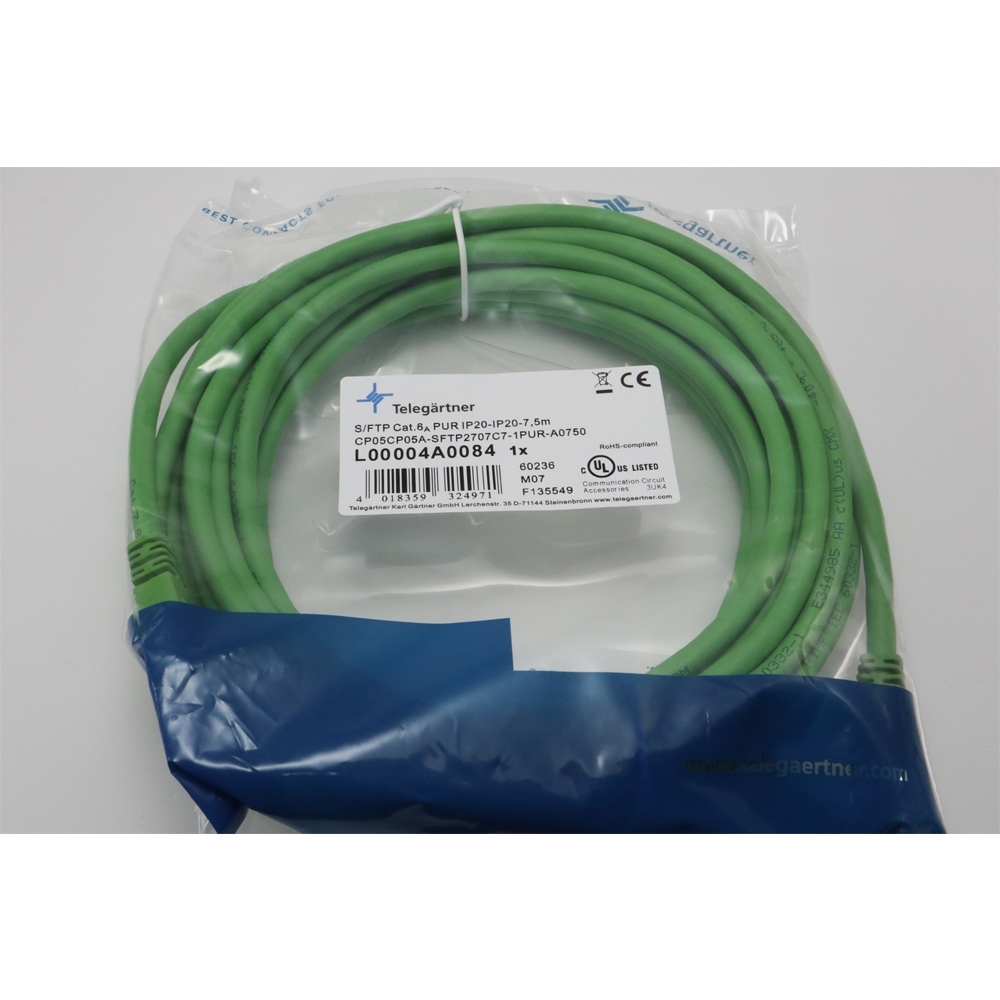 Telegärtner: S/FTP Cat.6A PUR - 7.5m