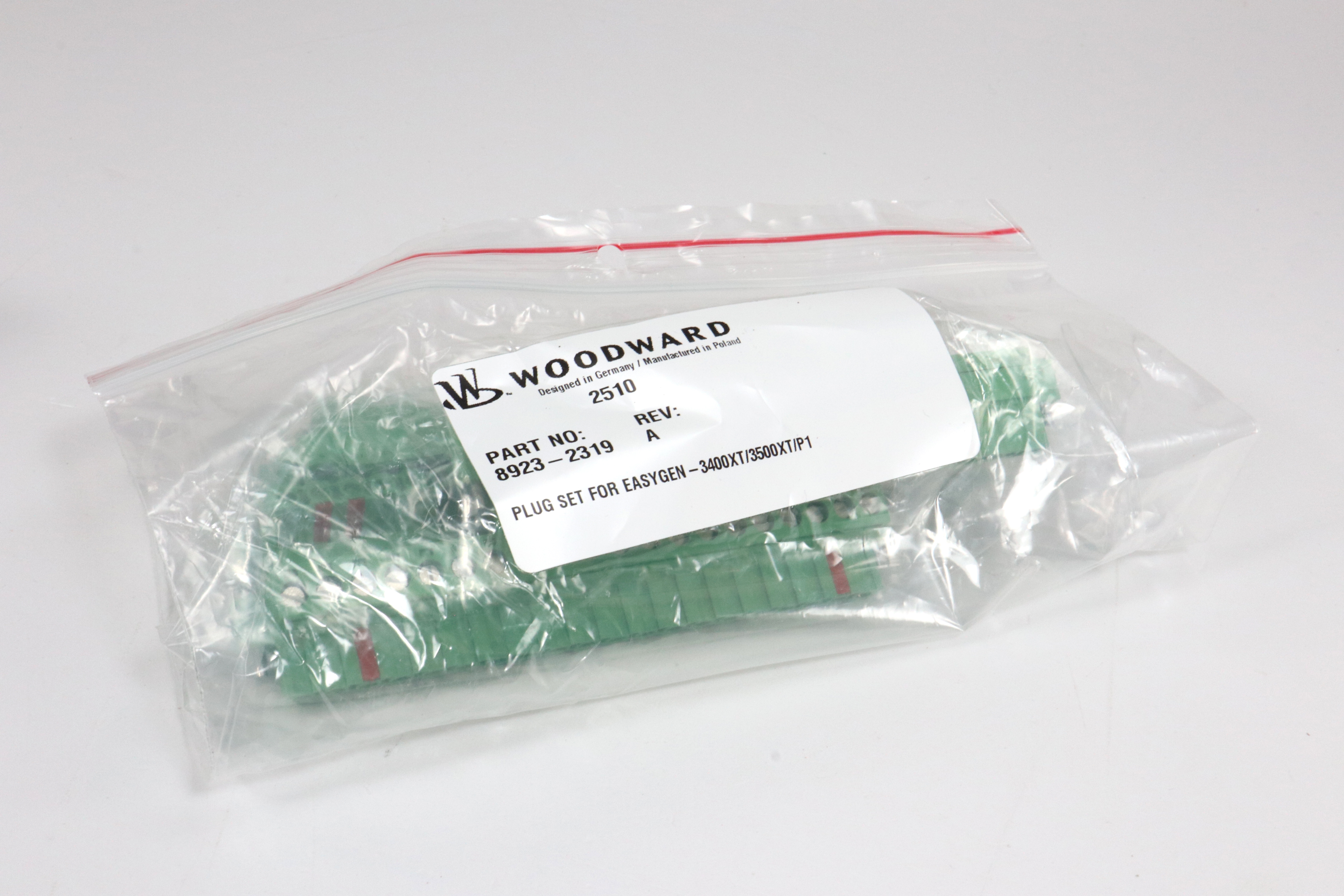woodward: Plug Set for easYgen 3400XT/3500XT/P1