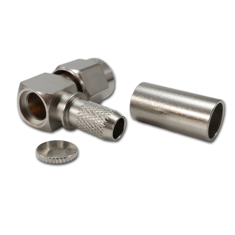 Telegärtner: SMA-Kabelwinkelstecker Crimp G01