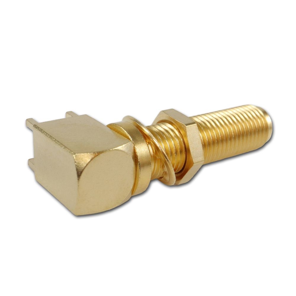 Telegartner: SMA-Angle Bulkhead Receptacle