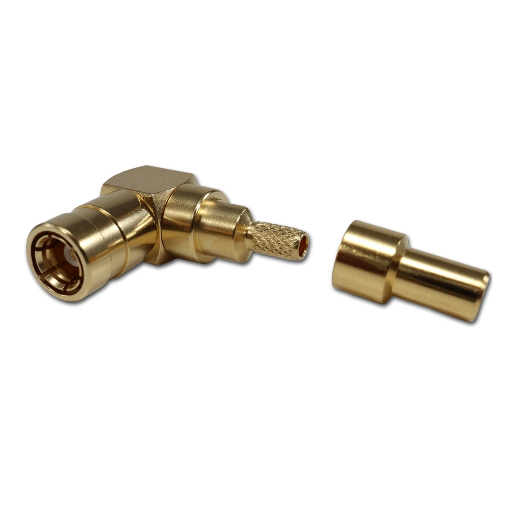 Telegärtner: SMB-Kabelwinkelbuchse Crimp G07