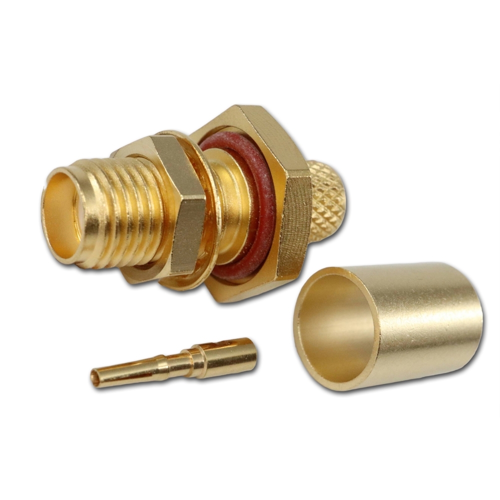 Telegartner: SMA-Bulkhead Jack Crimp G30/G54