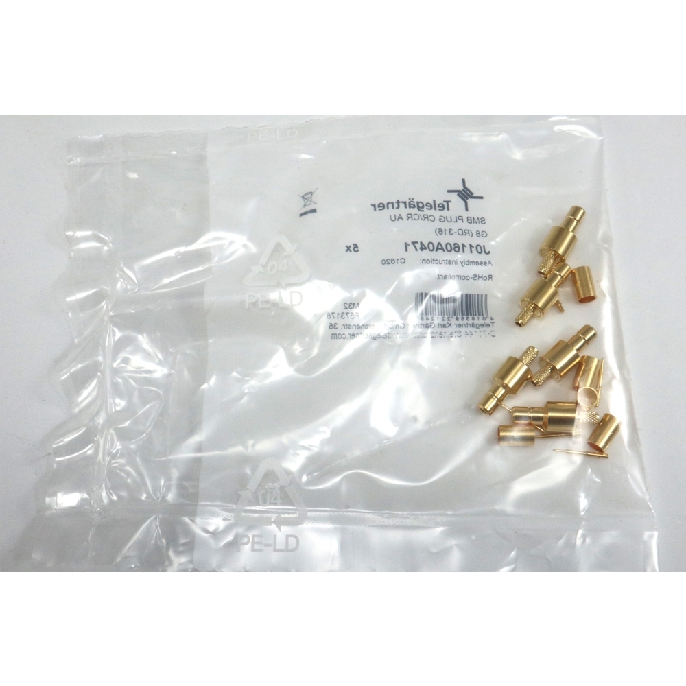 Telegartner:  SMB-Conector macho Crimp G08