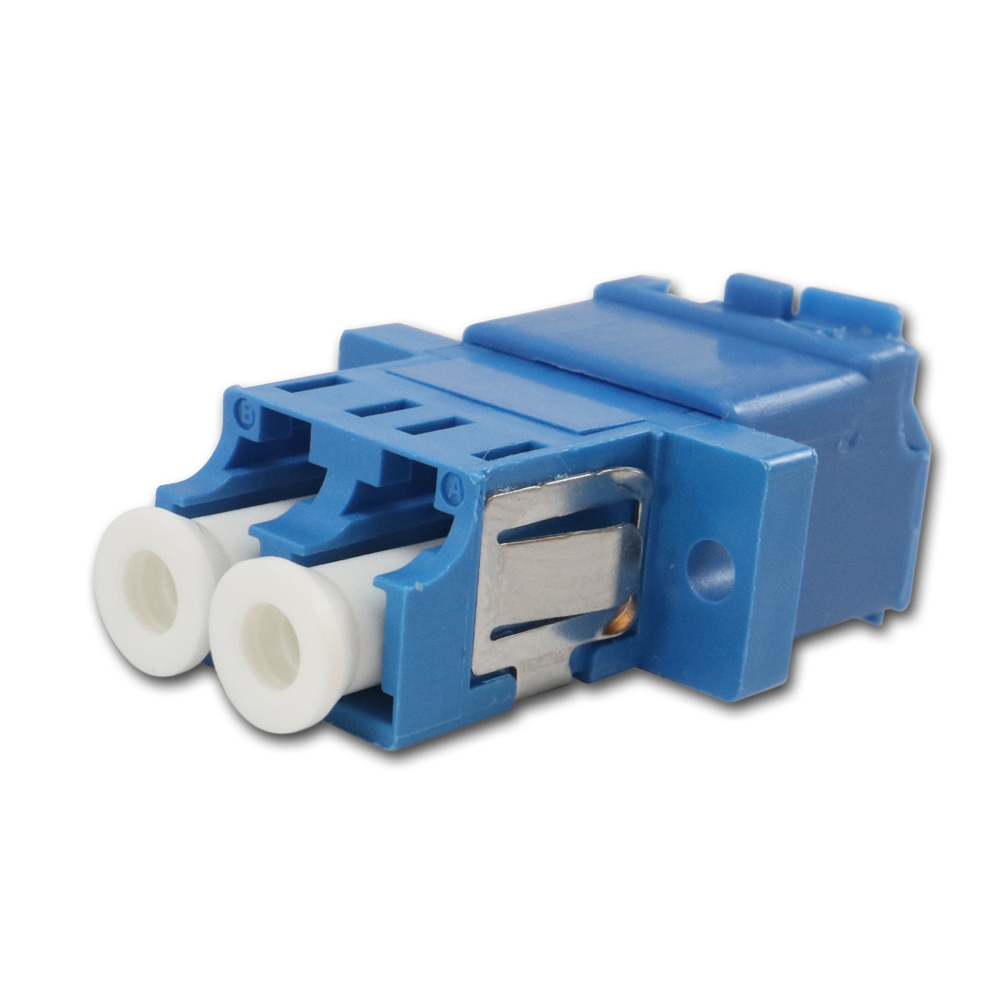 Telegartner: LC- Duplex adaptor - blue