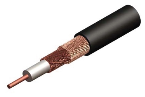 Telegartner: Cable de doble trenza 50 Ω RG-400