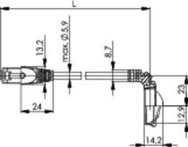 Telegärtner: MP8 FS 500 LSZH-5,0