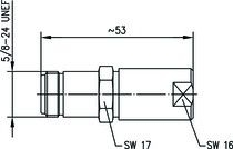 Telegärtner: N-Kabelbuchse G36