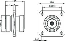 Telegartner: 7-16 Panel Adaptor