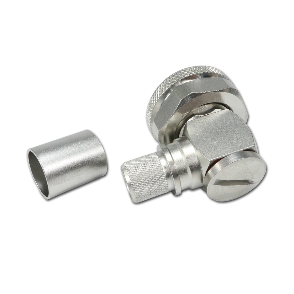 Telegärtner: 4.3-10 Kabelwinkelstecker Crimp G37