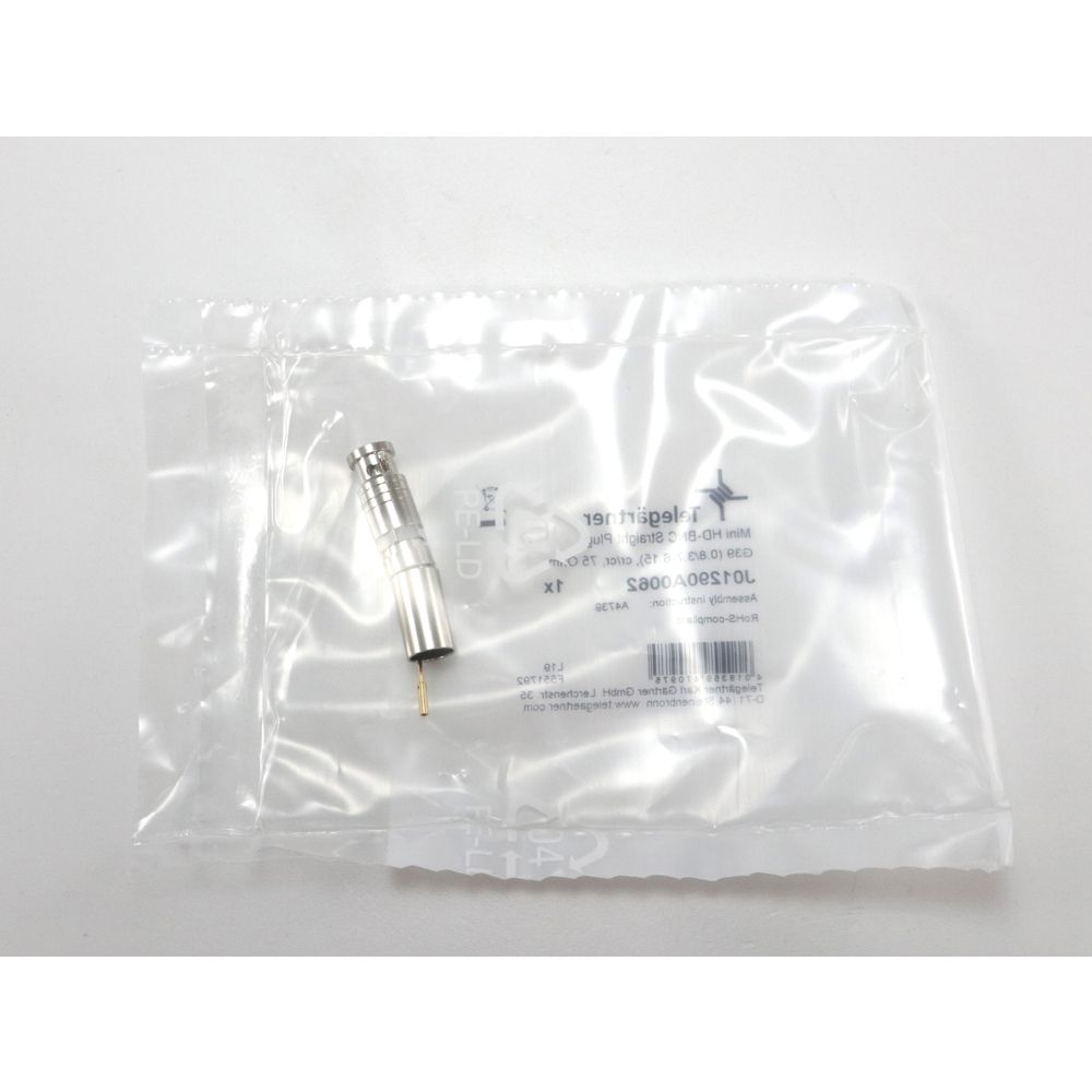 Telegärtner: Mini HD-BNC-Kabelstecker Crimp G39