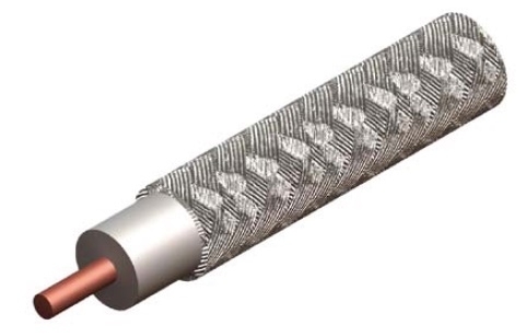 Telegartner: Cable Trenza estaña 50 Ω Semi Flex.85